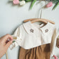 Kids wear top+bloomars flower style vest+pant three piece dress for girls